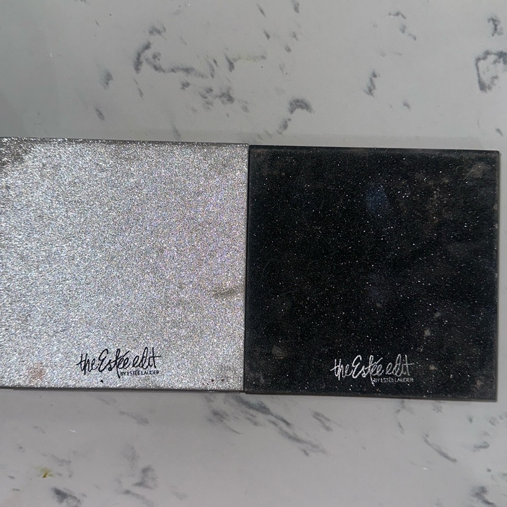 The Estee Edit limited edition eye and face palettes attached by magnets.